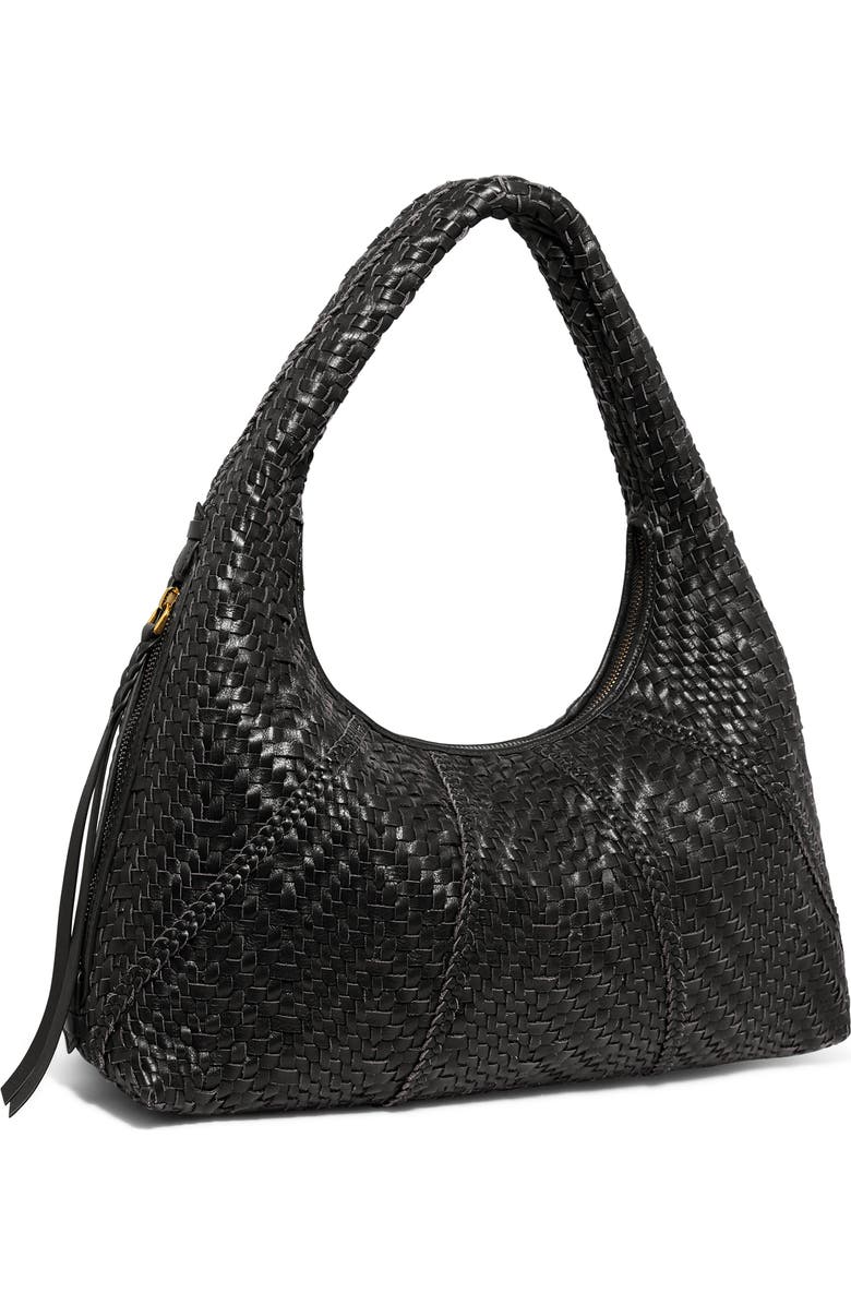 AIMEE Chelsea Woven Leather Hobo Bag, Alternate, color,