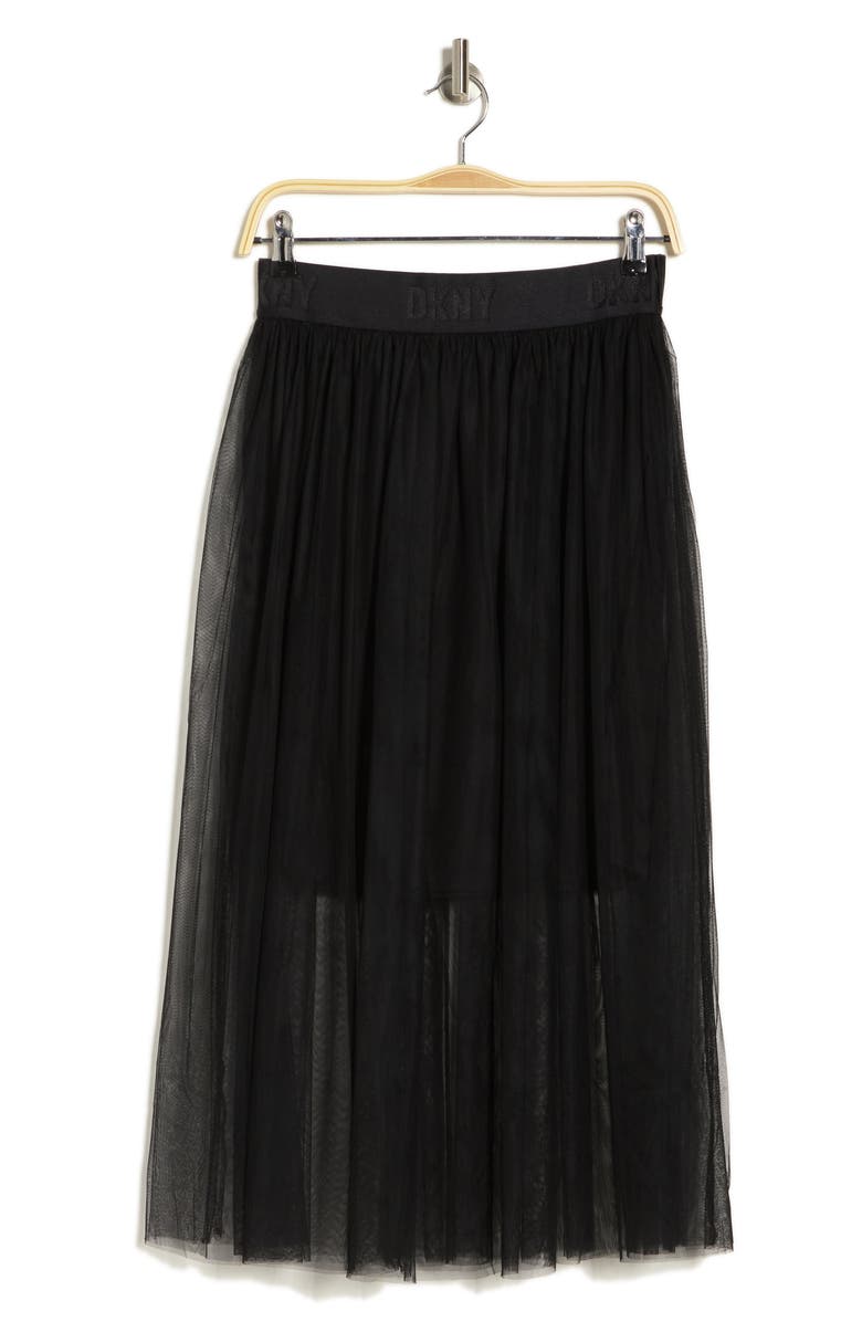 DKNY Tulle Midi Skirt, Alternate, color,
