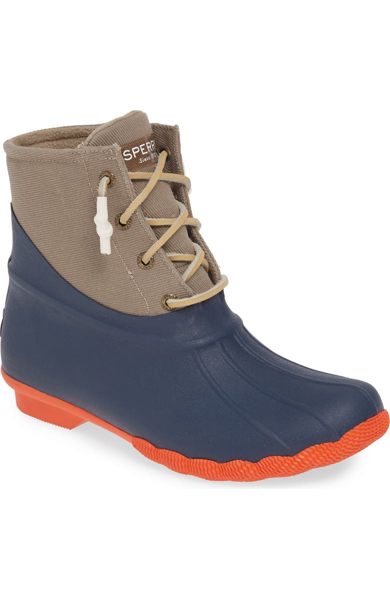 Sperry Saltwater Waterproof Rain Boot, Main, color,