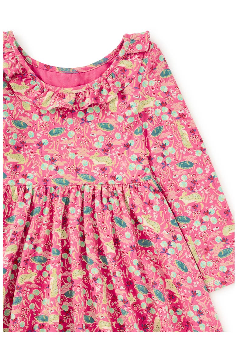 Ruffle Collar Ballet Dress, Alternate, color, Rabbit & Turtle Folktale