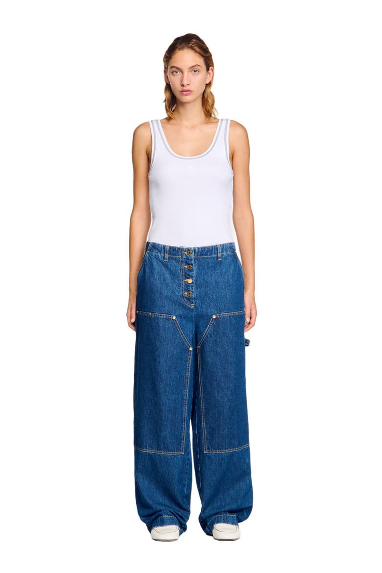 Carpenter jeans, Alternate, color, Blue jean