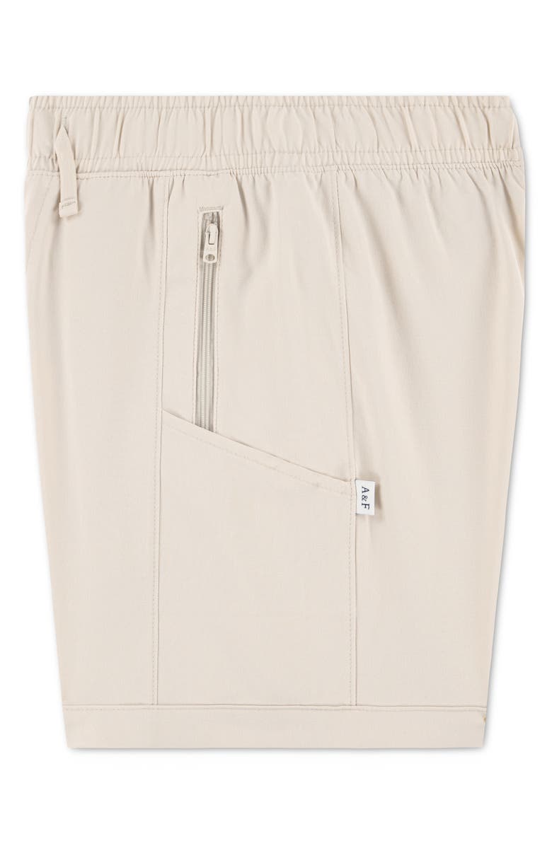 abercrombie kids Kids' Resort Club Drawstring Shorts, Alternate, color, Oatmeal