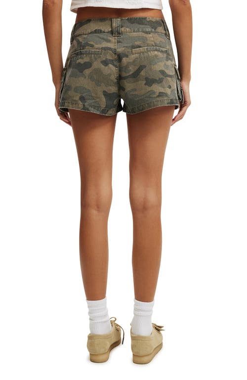 Cotton On Benny Cargo Micro Short In Camo