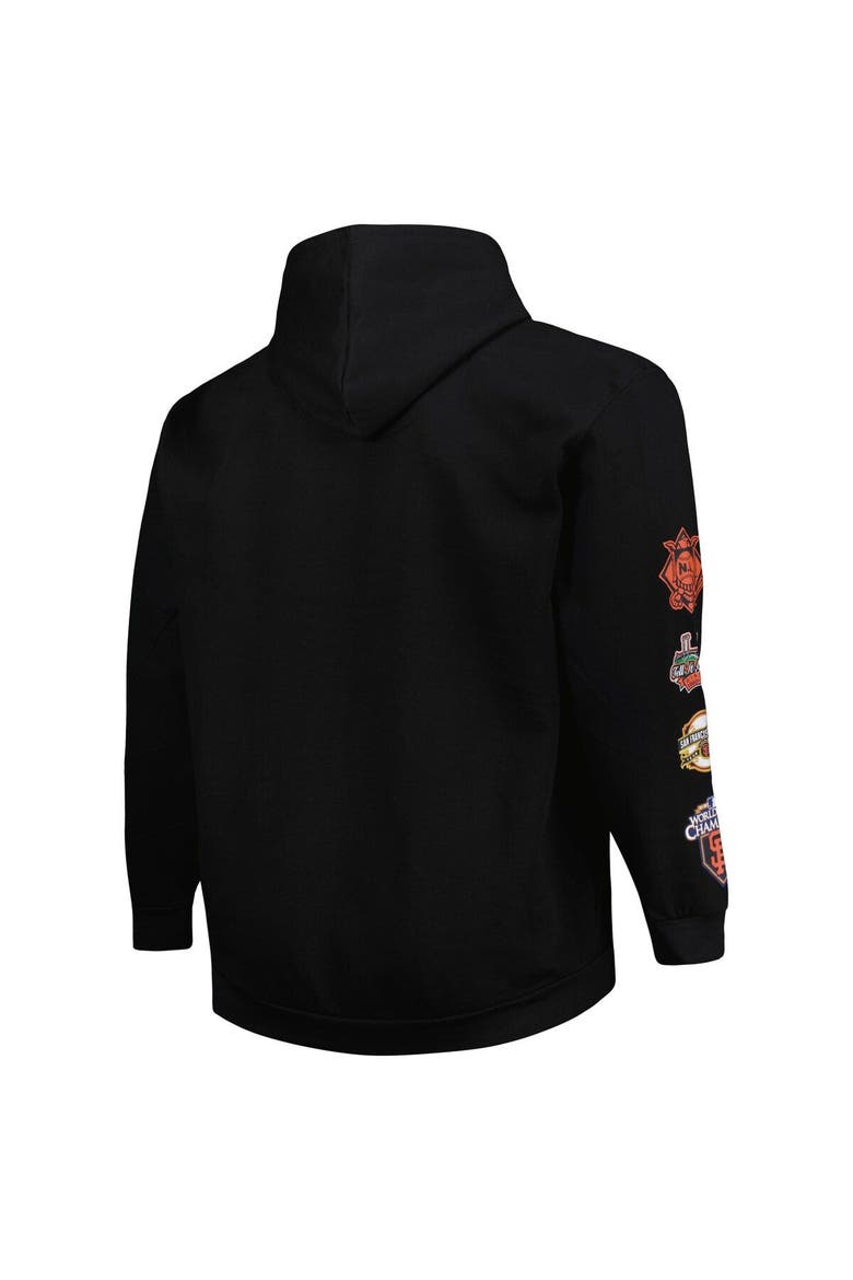 Men's Black San Francisco Giants Big & Tall Fleece Pullover Hoodie, Alternate, color, Black