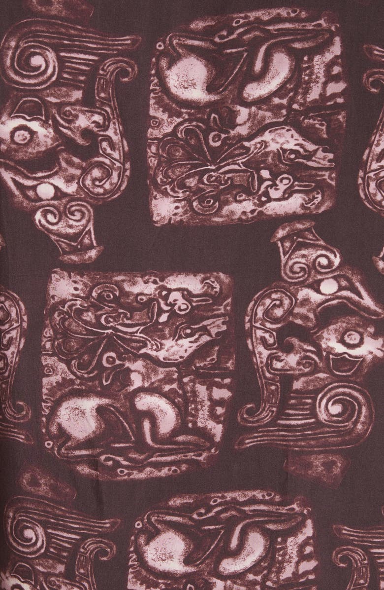 Saturdays NYC Canty Pendant Print Camp Shirt, Alternate, color,