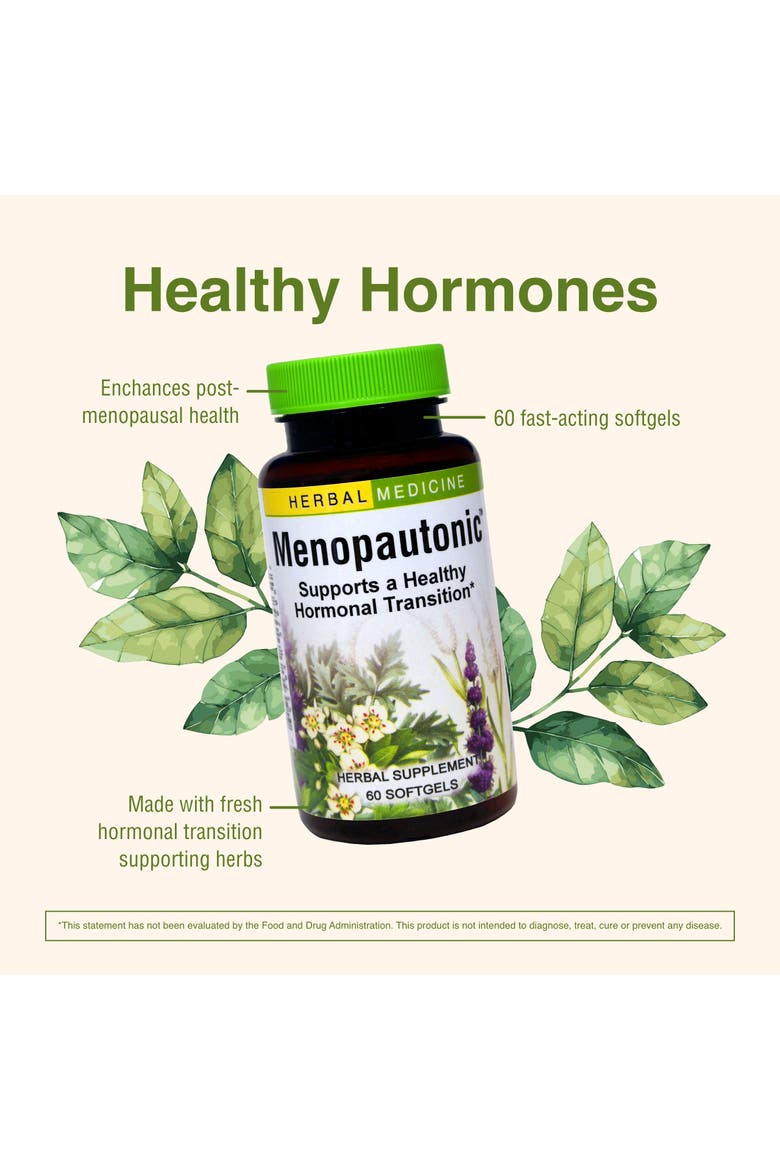 Menopautonic Herbal Menopause Support Softgels, 60 Count, Alternate, color, No Color