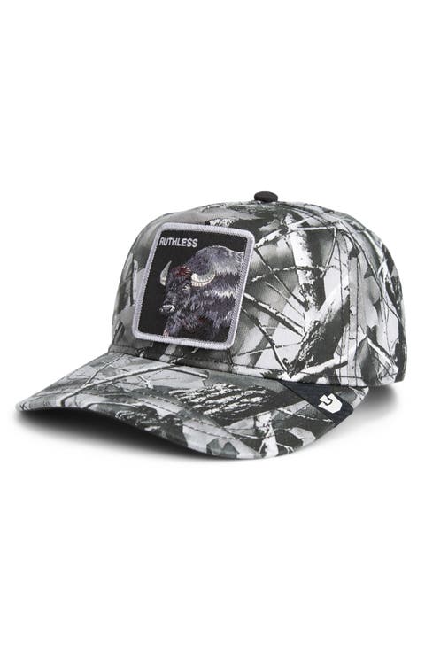 Ruthless Camo Embroidered Patch Trucker Hat