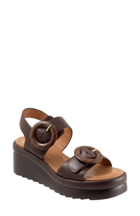 Menorcas Slingback Platform Wedge Sandal (Women)