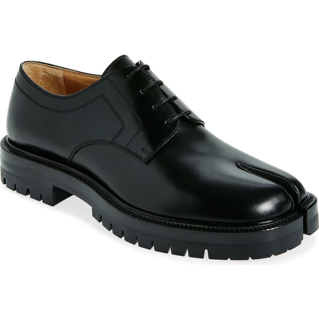 Maison Margiela Brogue Lace Ups In Black