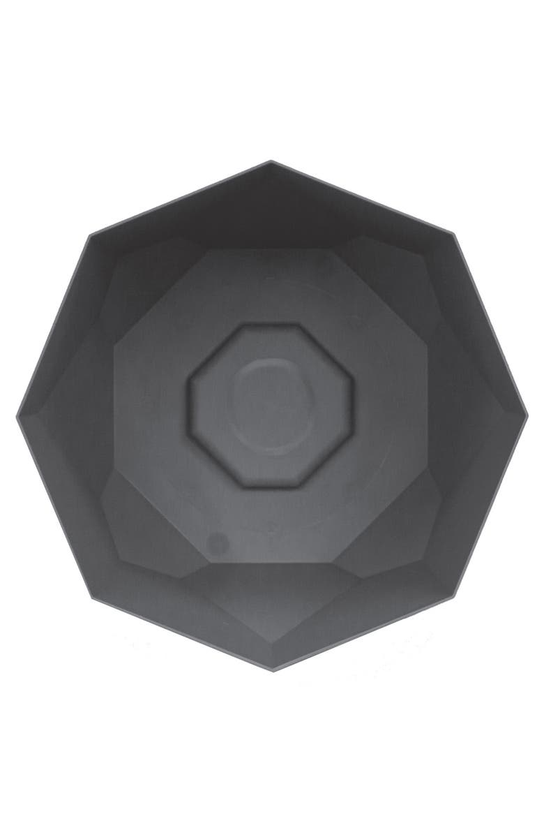 Bloem 10 Inch Tuxton Hexagon Planter, Charcoal, Alternate, color, Gray