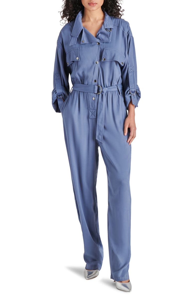 Steve Madden Audrie Long Sleeve Jumpsuit, Main, color, 
