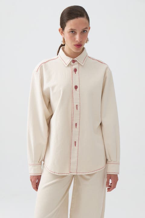 Women's Ivory Tops | Nordstrom