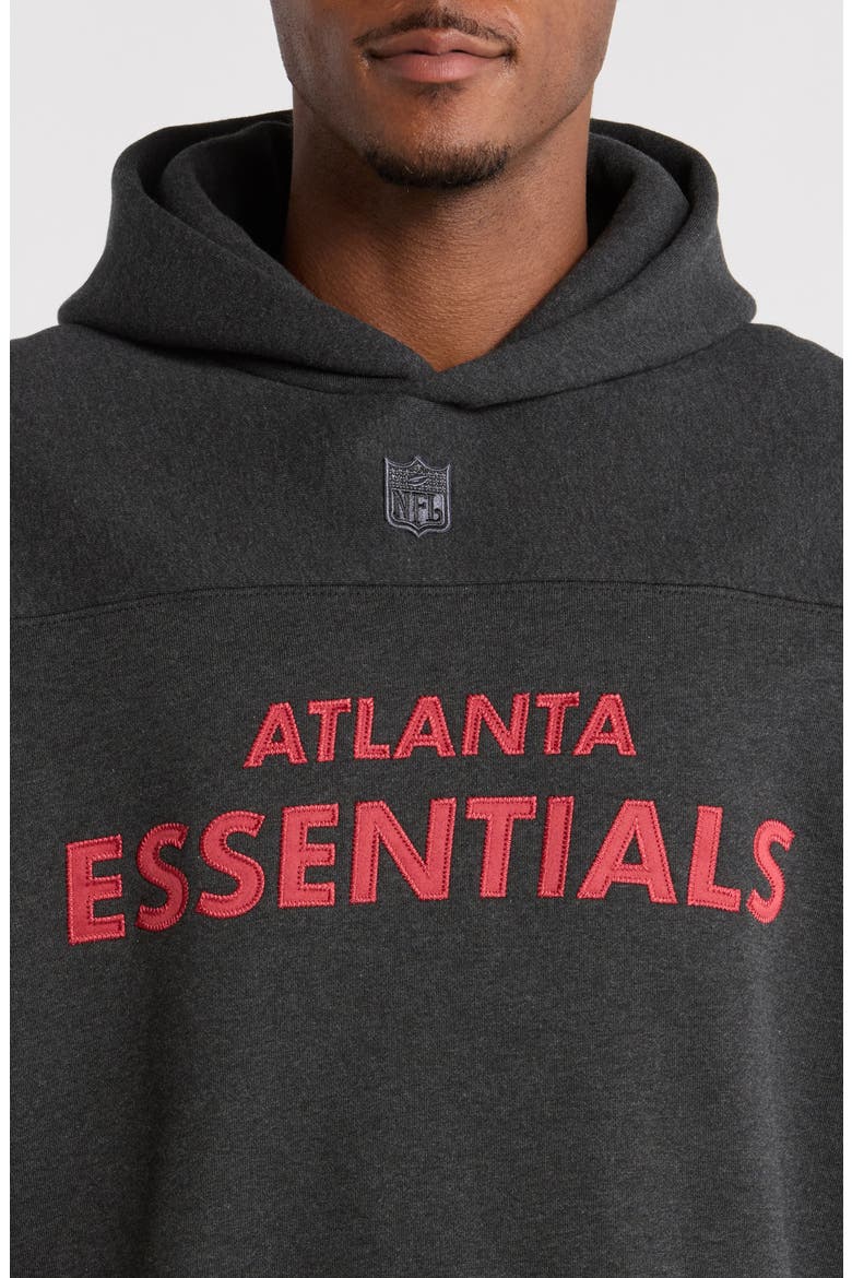 x NFL Atlanta Falcons '90s Relaxed Hoodie, Alternate, color, BLACK