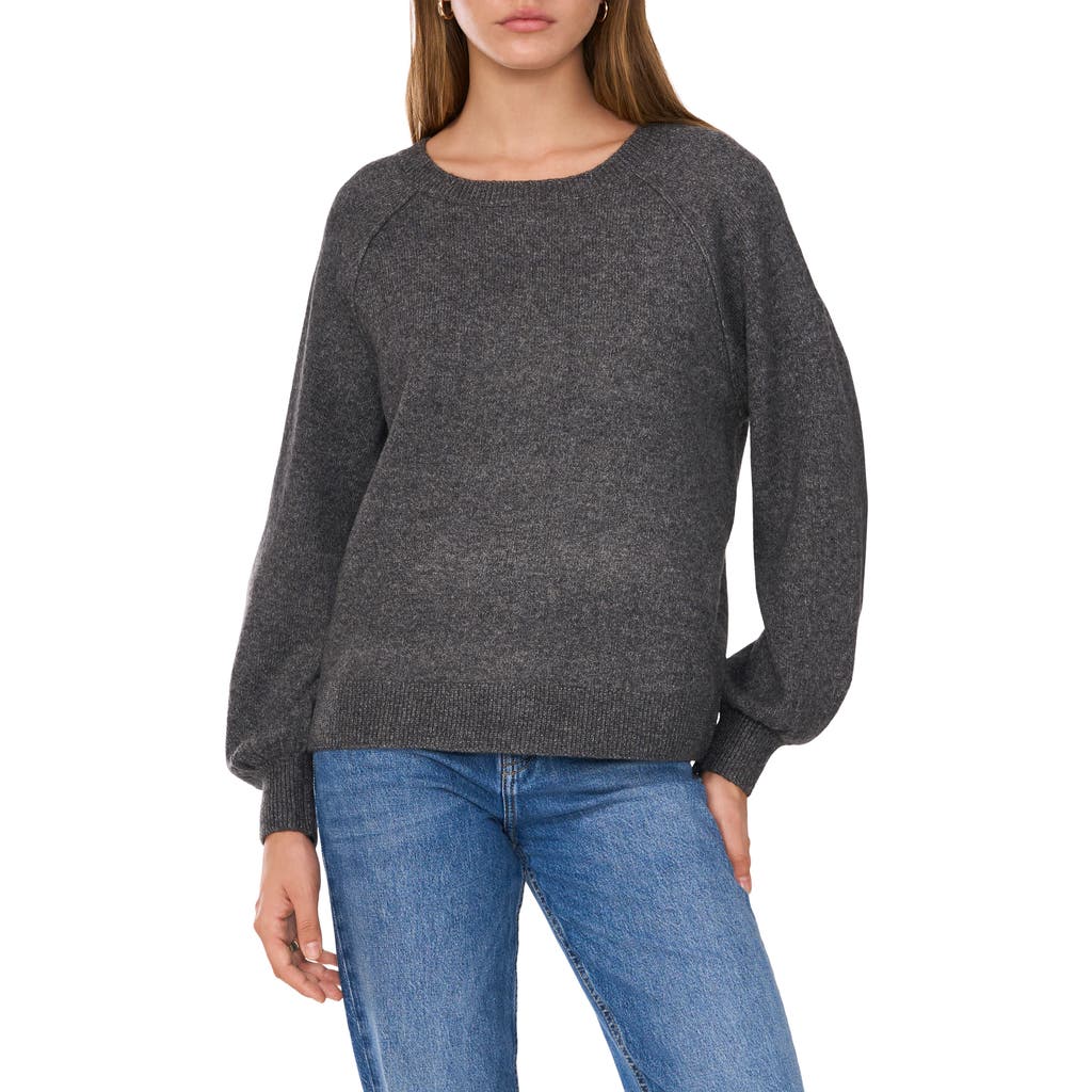 Vince Camuto Raglan Sleeve Sweater In Gray