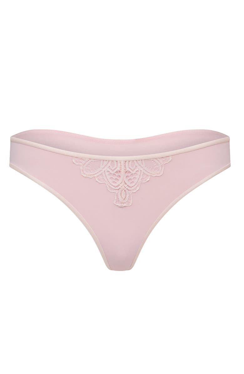 Adore Me Dara Thong Panties, Alternate, color, Light Pink