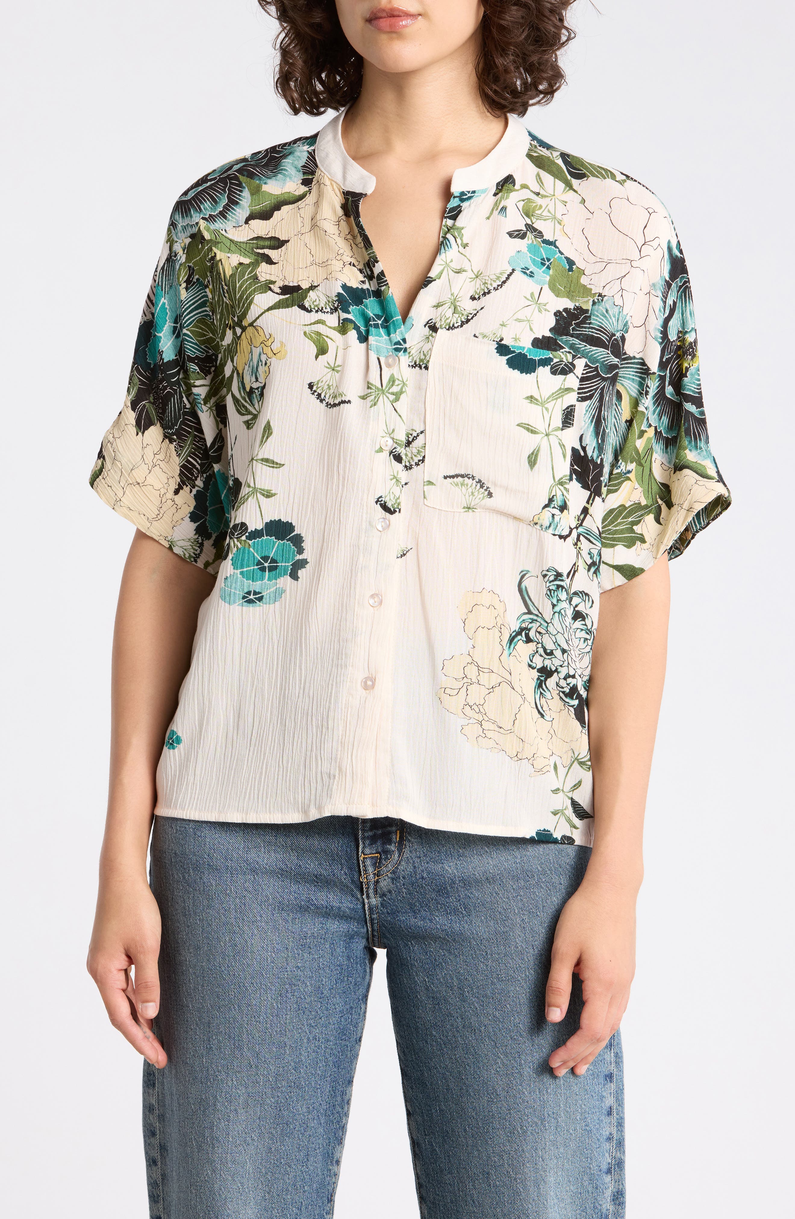 LATTE BOTANICAL PRINT