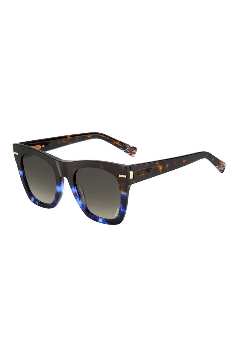51mm Gradient Square Sunglasses, Alternate, color, 0I2G-HA