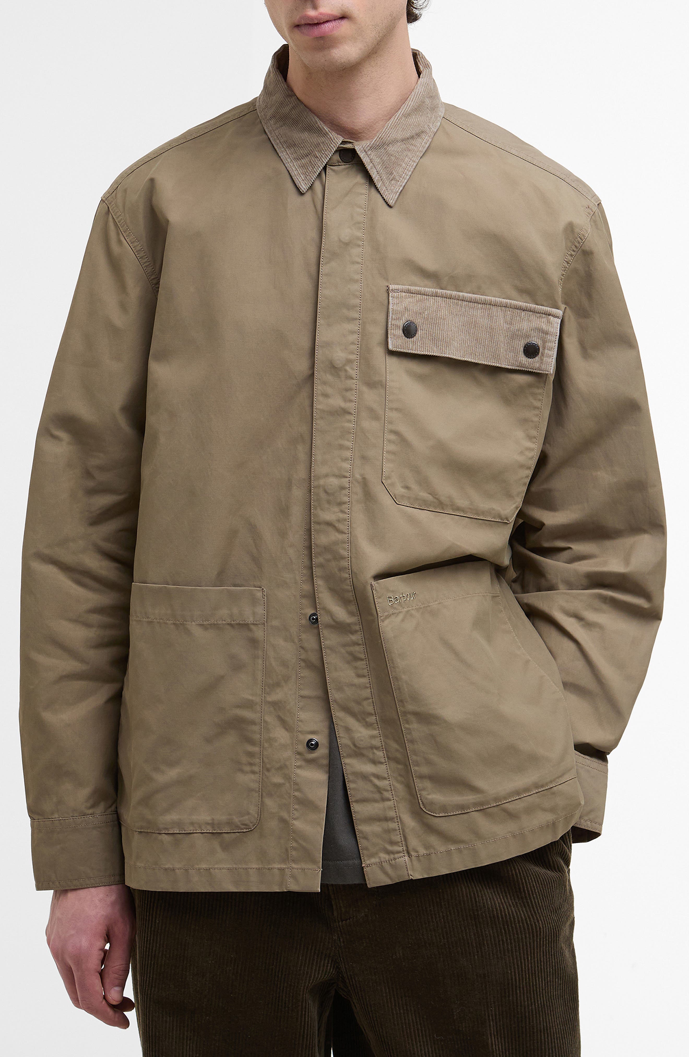 Silverbay Oversized Waxed Twill Overshirt