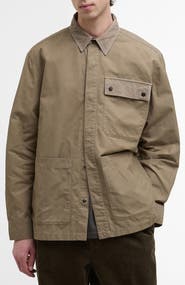 Barbour Silverbay Oversized Waxed Twill Overshirt