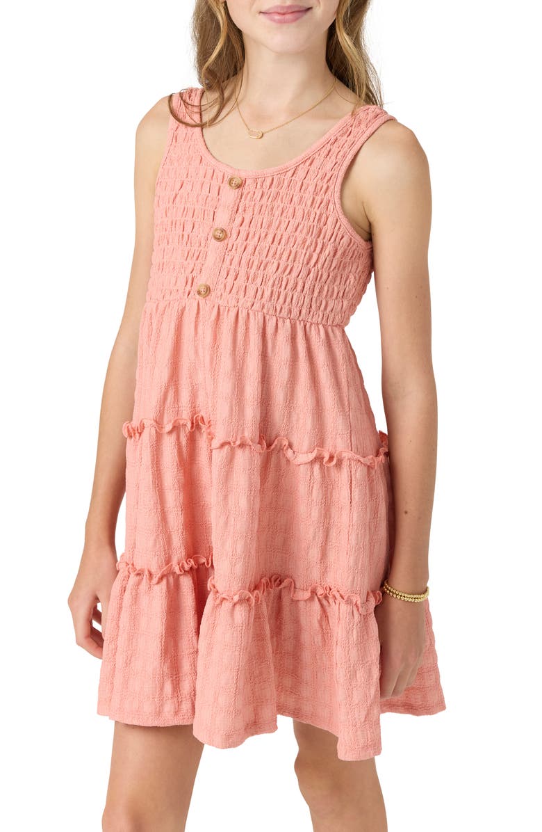 O'Neill Kids' Teffie Tiered Sleeveless Sundress, Alternate, color, 