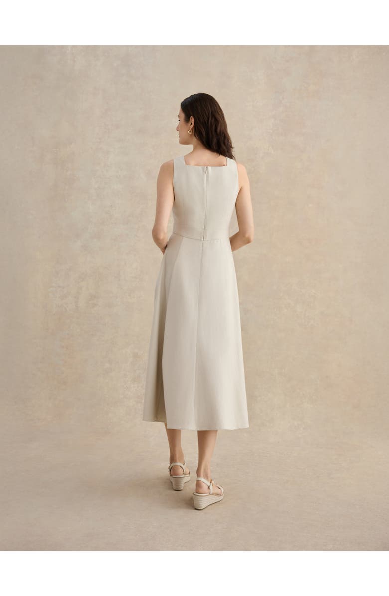 HOBBS LONDON Trinity Dress, Alternate, color, Neutral