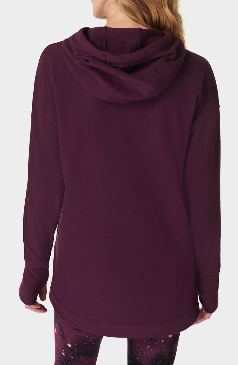 Sweaty Betty Escape Fleece Hoodie, Alternate, color, Midnight C