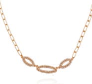 Vince Camuto Pavé Crystal Chain Pendant Necklace