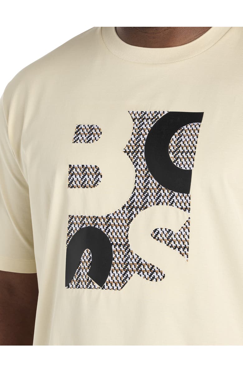 BOSS Big & Tall Thompson Graphic Tee, Alternate, color, Off White