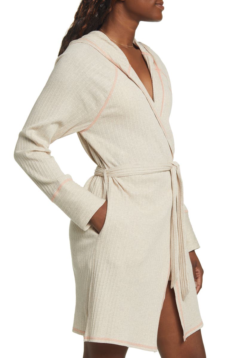 BP. Textured Rib Hooded Robe | Nordstromrack
