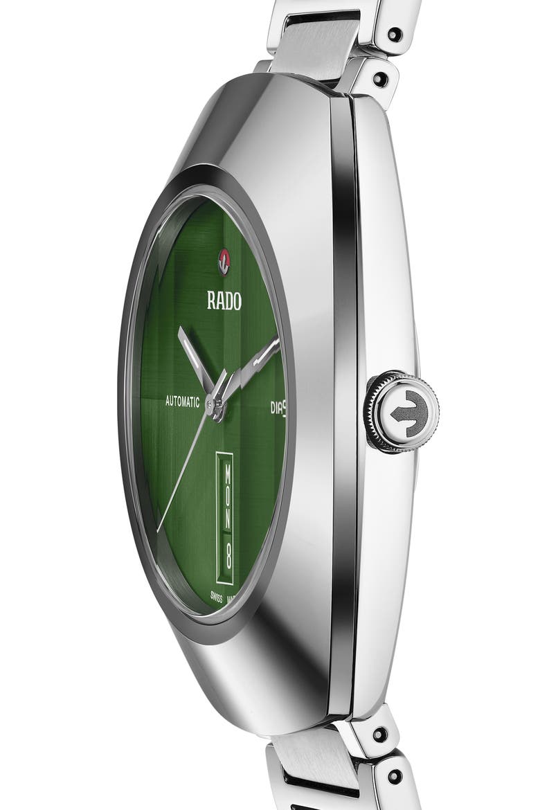 DiaStar Original Automatic Bracelet Watch, 38mm, Alternate, color, GREEN