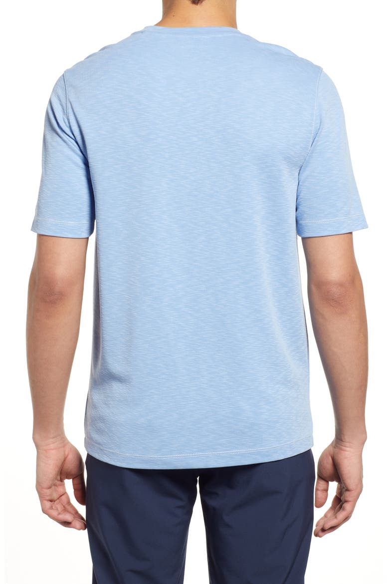 Slub V-Neck T-Shirt, Alternate, color, LIGHT BLUE