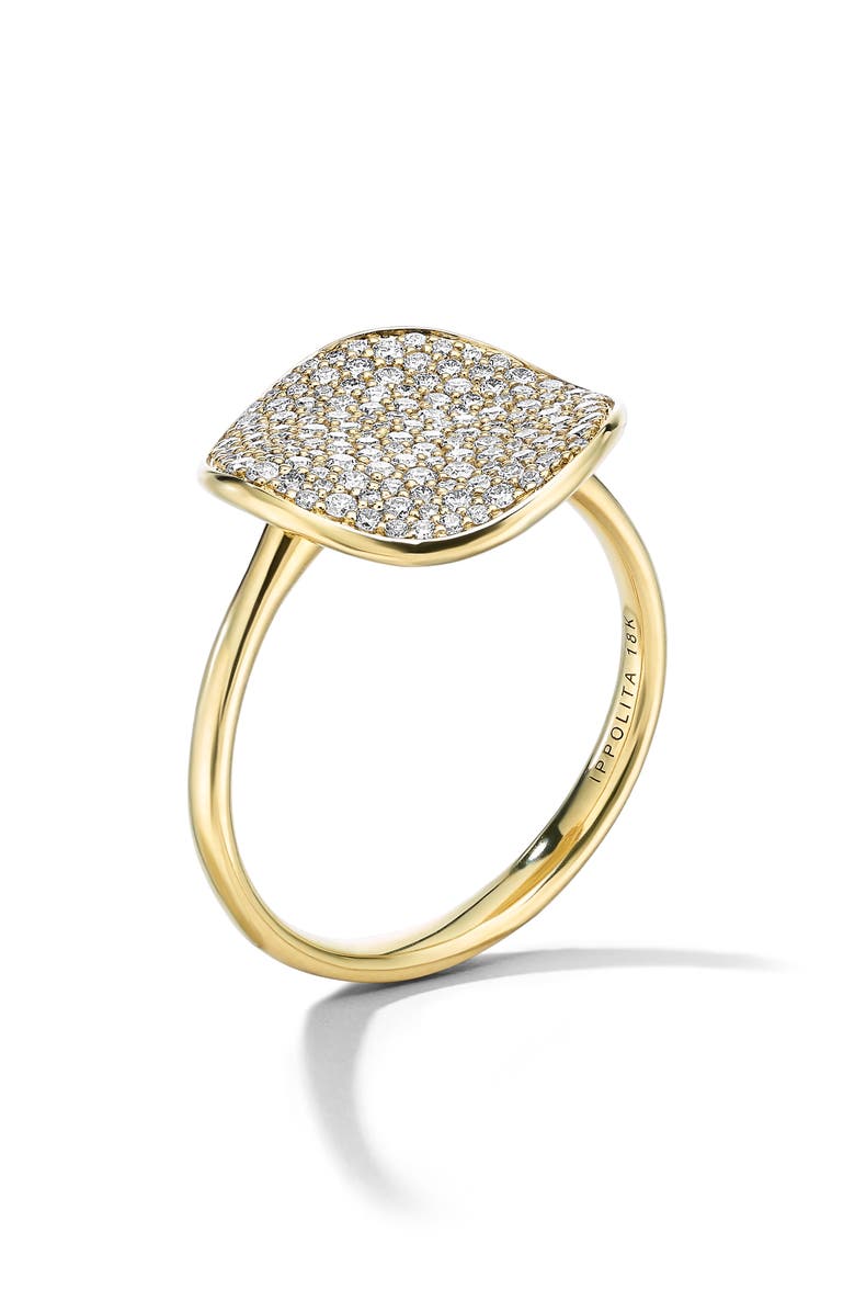 Ippolita Stardust Flower Diamond Medium Disc Ring, Main, color, 