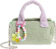 Ruby & Ry Kids' Colorblock Faux Shearling Bag