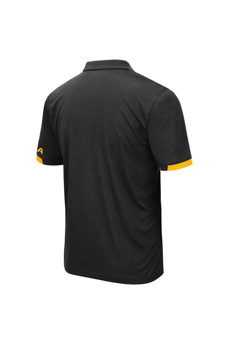 Men's Colosseum Black Iowa Hawkeyes Big & Tall Santry Polo, Alternate, color, Black