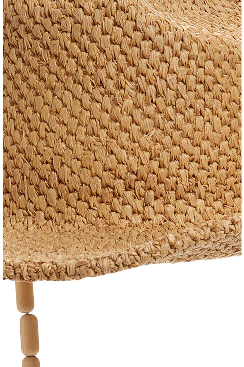Raffia Cowboy Hat, Alternate, color, NATURAL RAFFIA