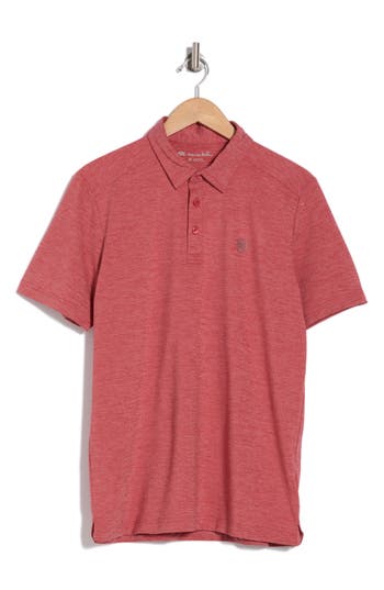 Travismathew Heating Up Polo In Heather Scooter