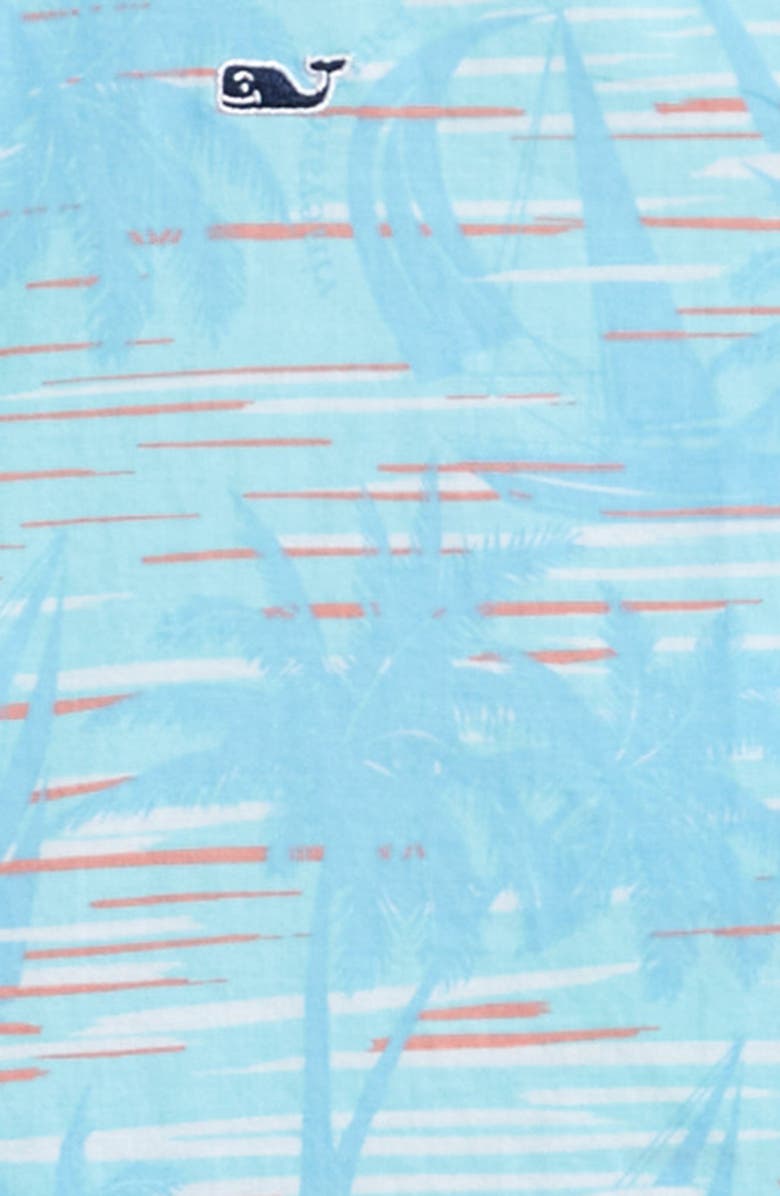 vineyard vines Kids' Bass in Waves Short Sleeve Button-Down Shirt, Alternate, color, 