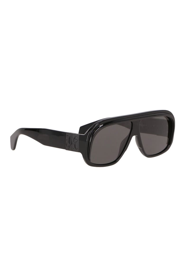 Reedley Shield Sunglasses, Alternate, color, BLACK MATTE DARK GRE