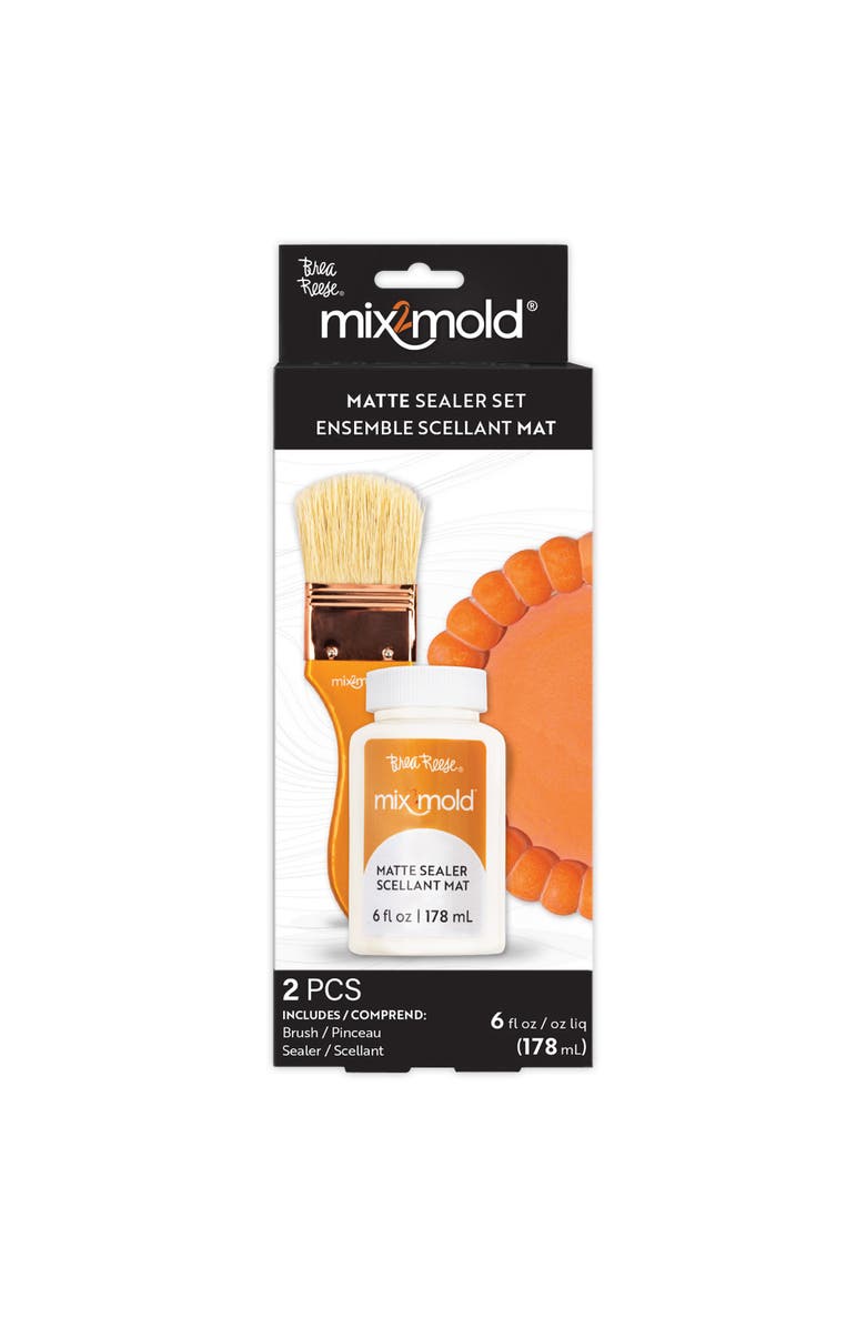 Brea Reese Mix2Mold Matte Sealer 6 Fl Oz Application Brush, Main, color, Multicolored