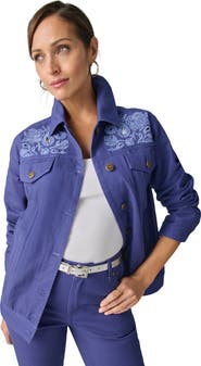 Jessica London Classic Cotton Denim Jacket