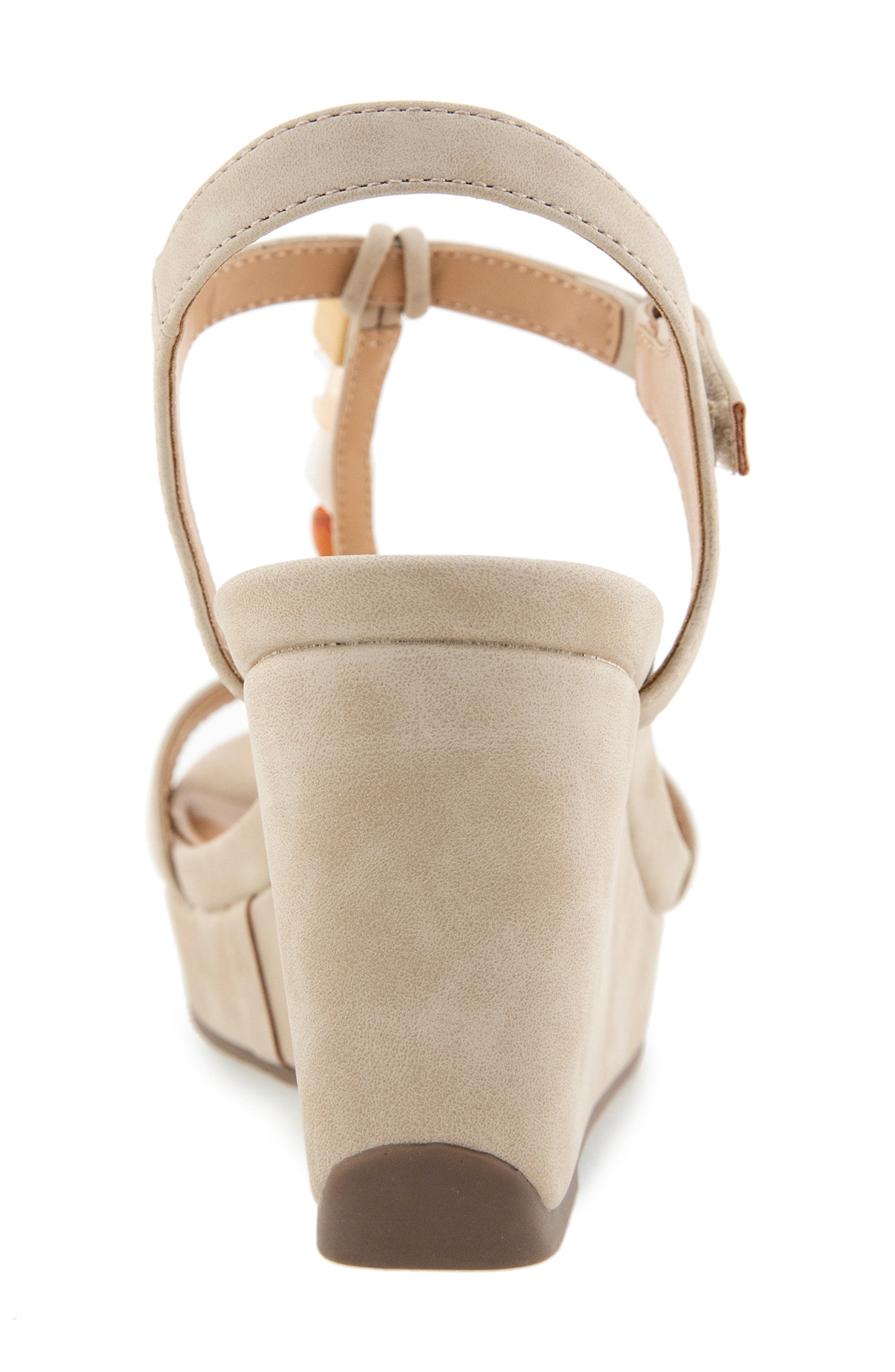 Cabo T-Strap Wedge Platform Sandal, Alternate, color, LIGHT TAUPE