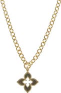 Juvell Open Clover Pendant Necklace