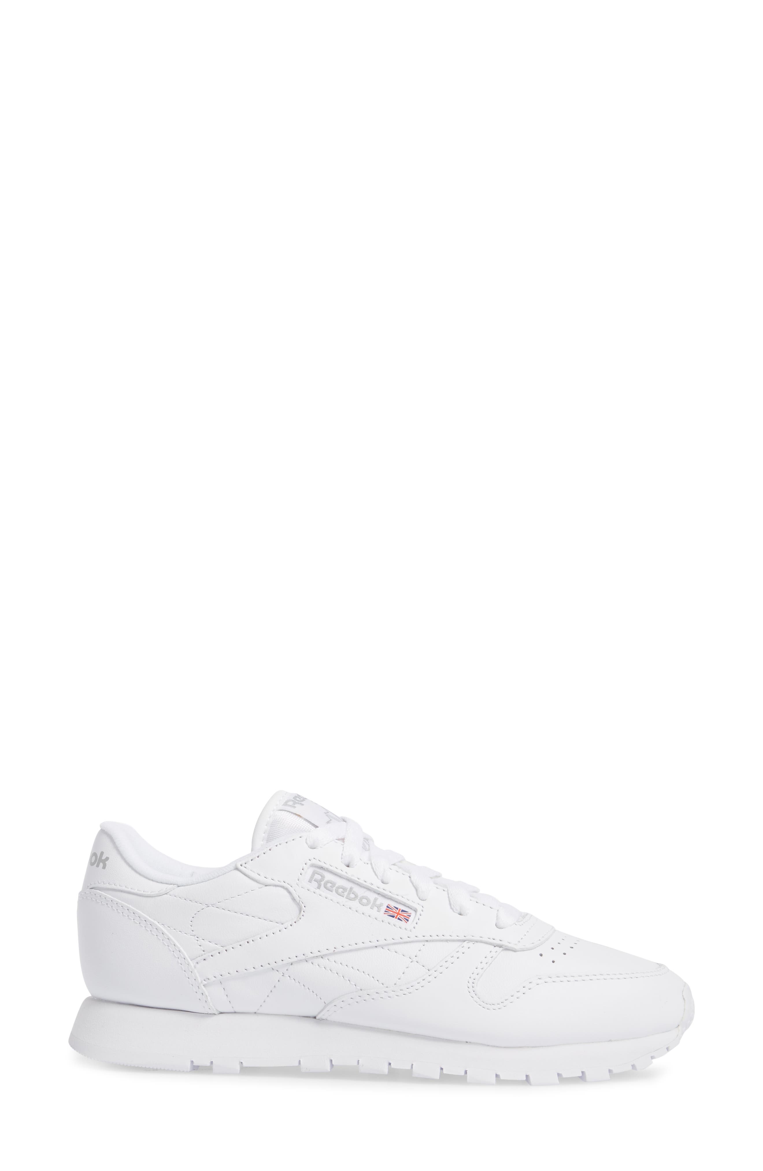 x Maison Margiela Classic Leather Sneaker, Alternate, color, US-WHITE