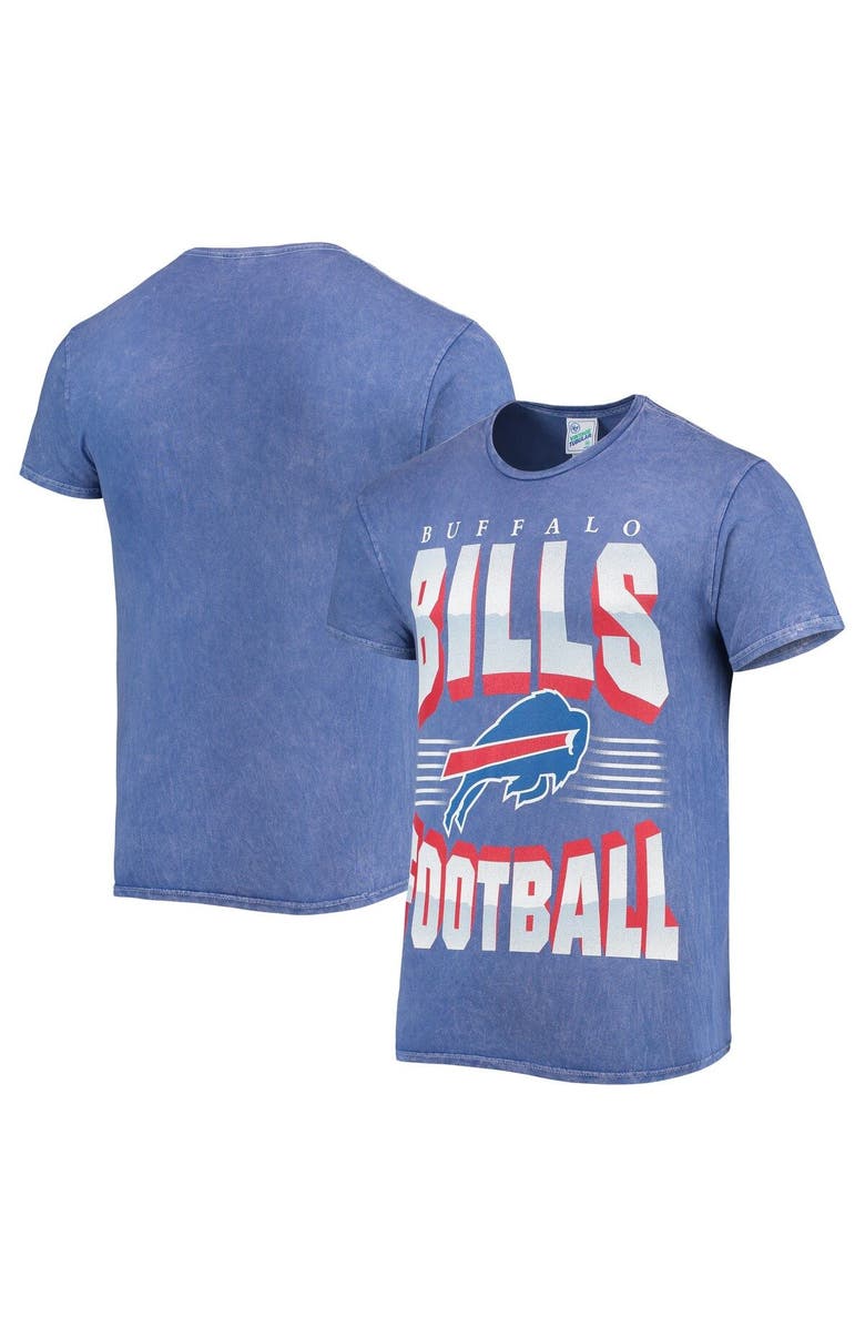 '47 Men's '47 Royal Buffalo Bills Rocker Vintage Tubular T-Shirt, Main, color, 
