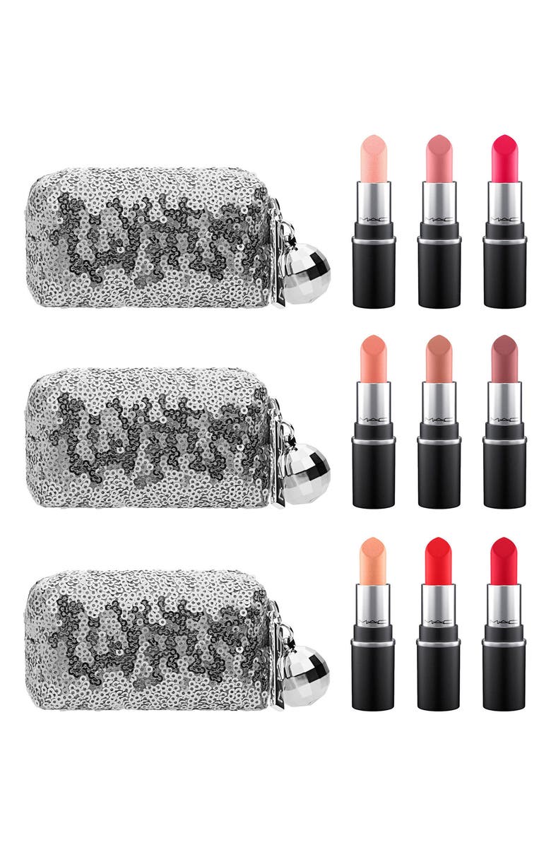 MAC Cosmetics MAC Snow Ball Cool Mini Lipstick Kit, Alternate, color,
