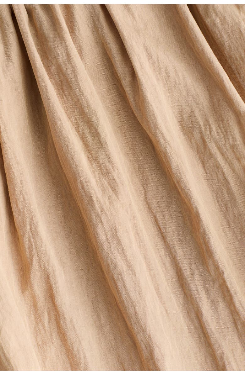 H&M Bubble-hem Skirt, Alternate, color, Beige