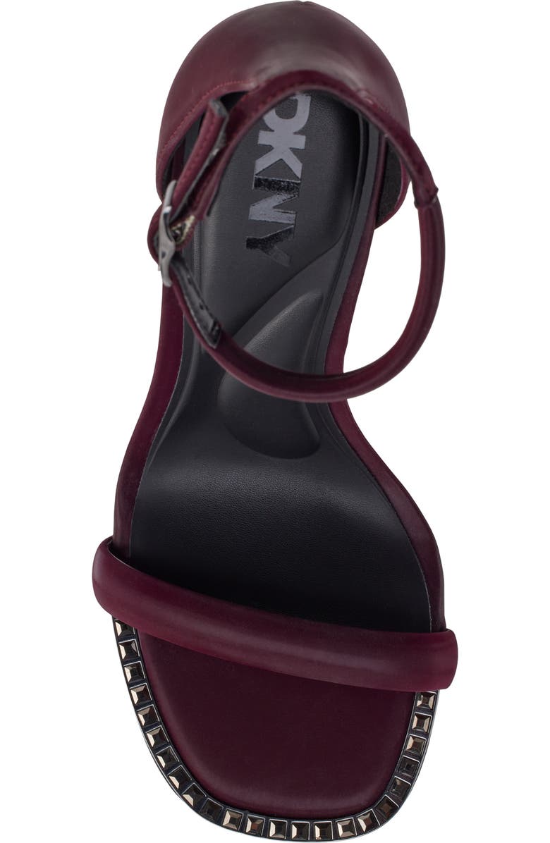 DKNY Waylin Ankle Strap Sandal, Alternate, color, Wine