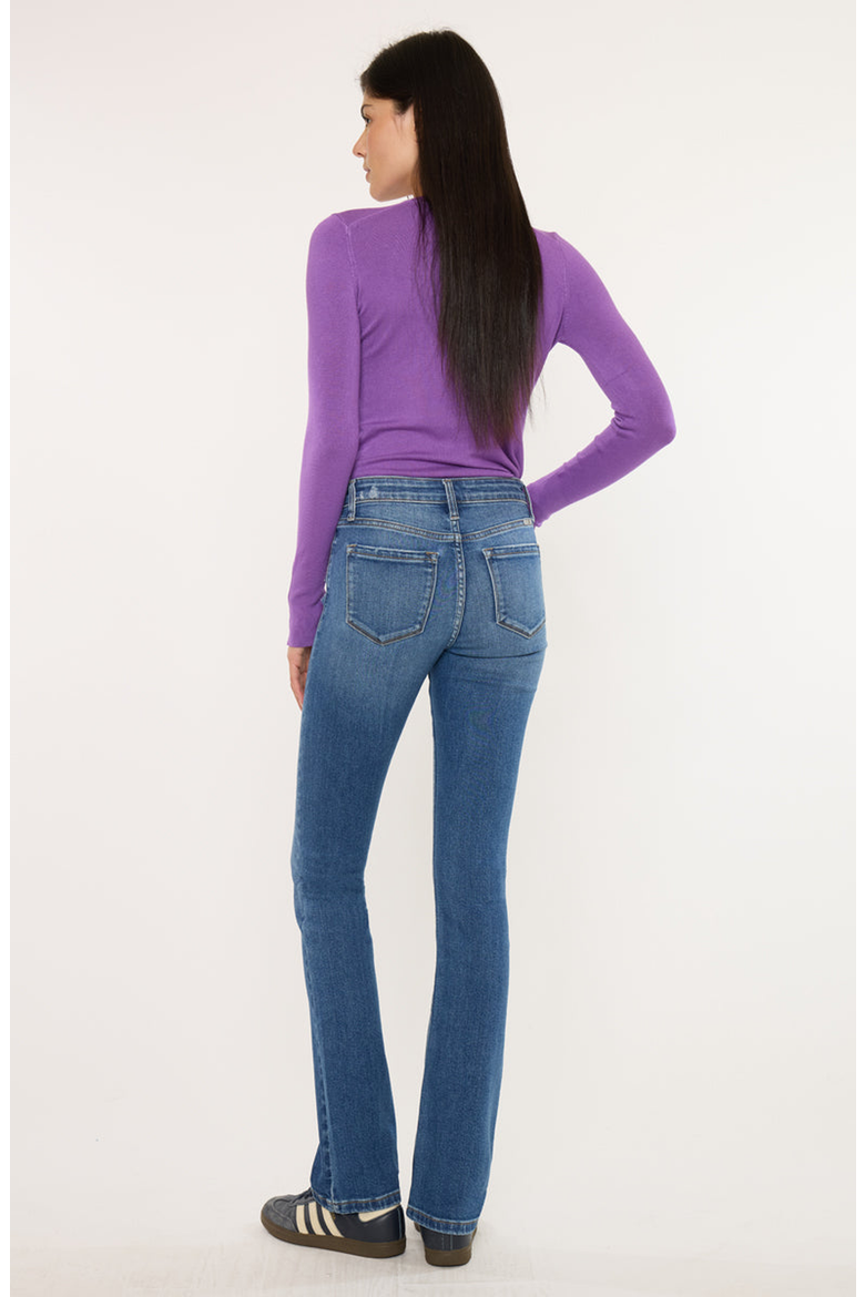 Denver Essentials High Rise Bootcut Jeans, Alternate, color, Medium Wash
