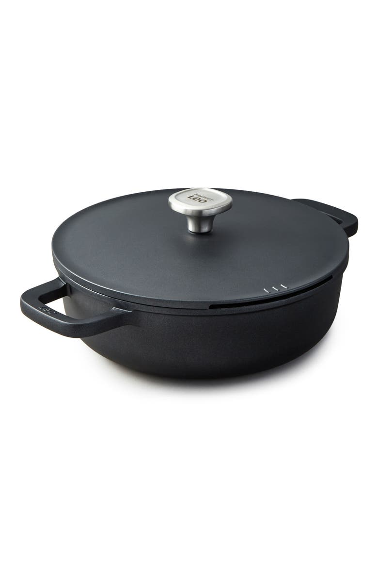 Leo Phantom 11-Inch Sauté Pan, Main, color, BLACK