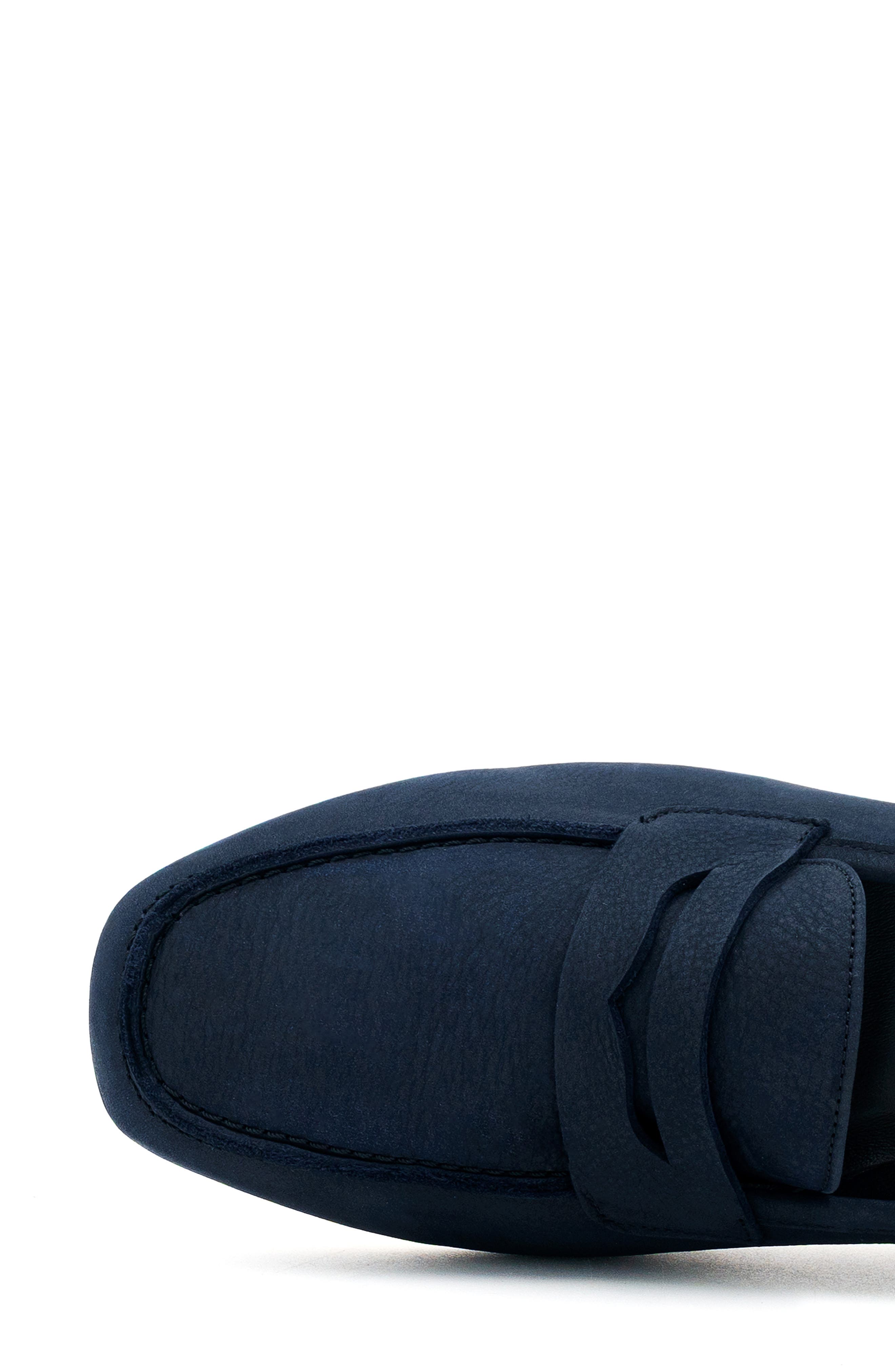 Ganzo Leather Loafer, Alternate, color, NAVY